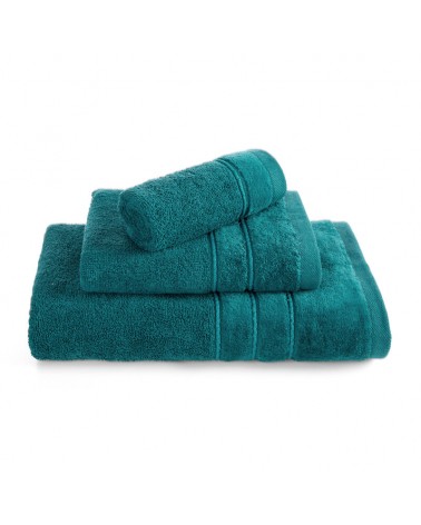 Ręcznik bawełna 30x50 + 50x90 + 70x140 kpl 3 szt Sibel ciemnoturkusowy Eurofirany