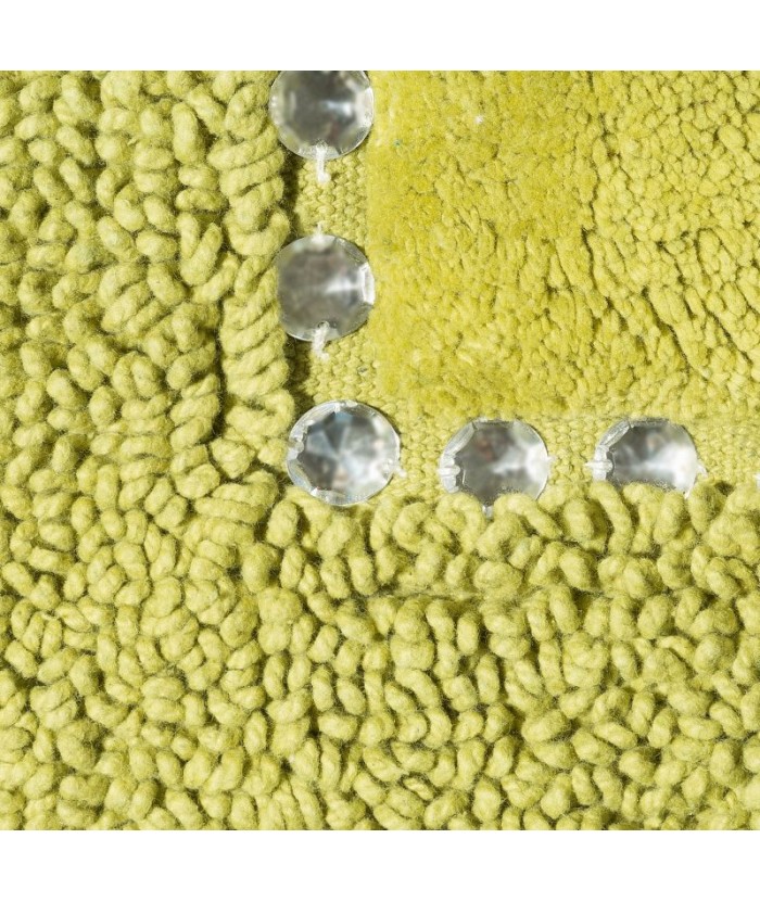 Dywanik bawełna z kryształkami Chic 50x70 oliwkowy
