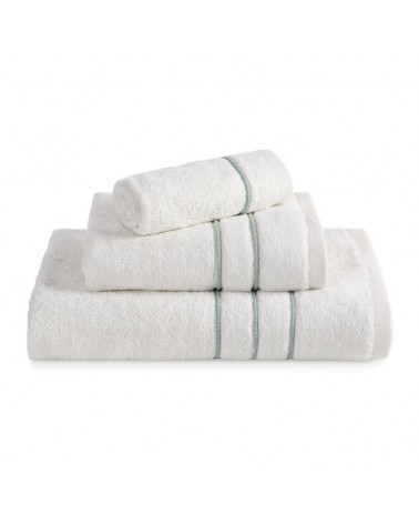 Ręcznik bawełna 30x50 + 50x90 + 70x140 kpl 3 szt Sibel kremowy Eurofirany