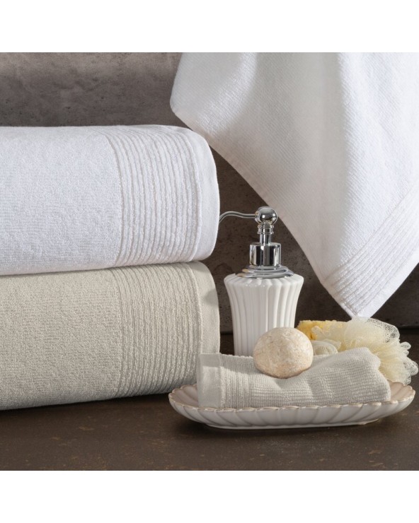 Ręcznik bawełna 50x90 Lari burgundowy Eurofirany