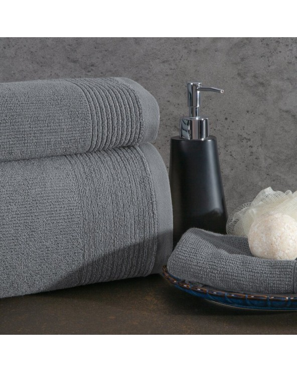 Ręcznik bawełna 50x90 Lari jesnosrebrny Eurofirany