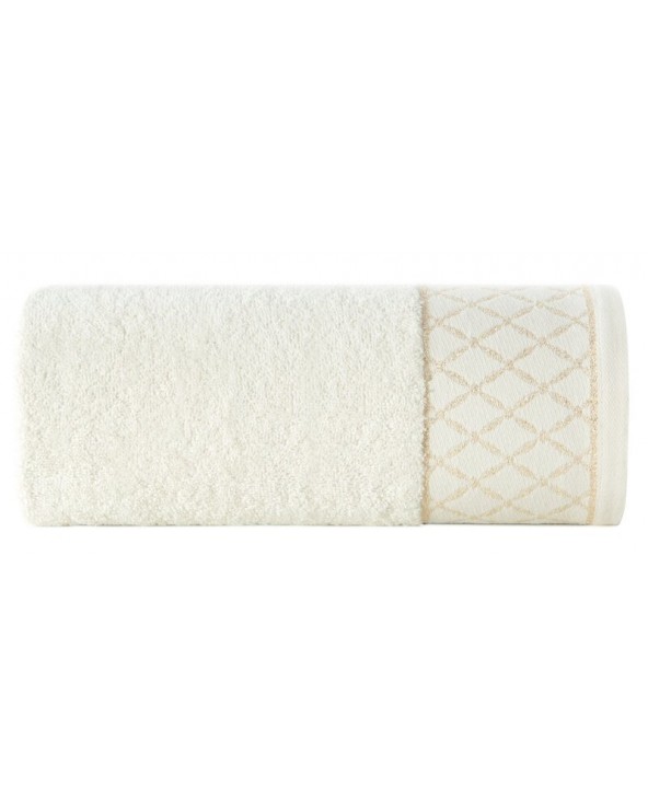 Ręcznik bawełna 30x50 Layla kremowy Eurofirany