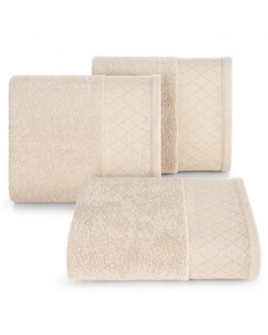 Ręcznik bawełna 70x140 Layla beżowy Eurofirany