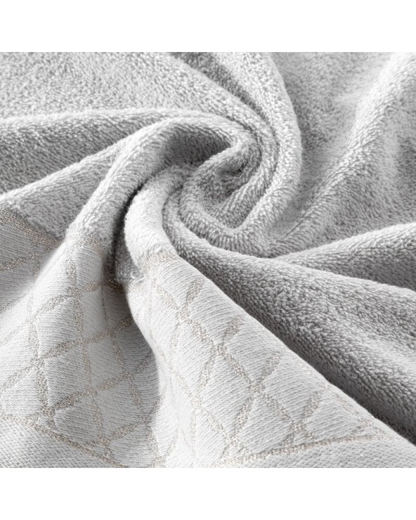 Ręcznik bawełna 50x90 Layla srebrny Eurofirany