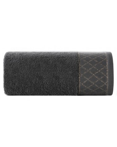 Ręcznik bawełna 30x50 Layla stalowy Eurofirany