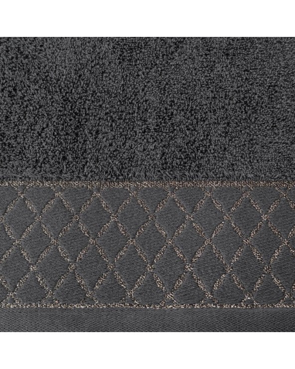 Ręcznik bawełna 30x50 Layla stalowy Eurofirany