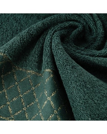 Ręcznik bawełna 50x90 Layla ciemnozielony Eurofirany
