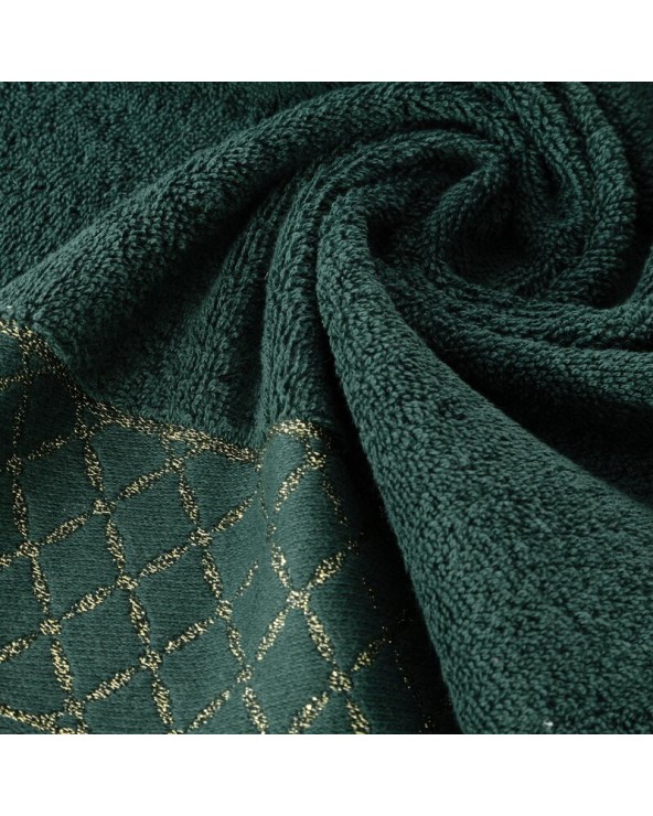 Ręcznik bawełna 70x140 Layla ciemnozielony Eurofirany