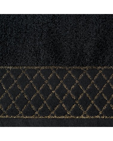 Ręcznik bawełna 30x50 Layla czarny Eurofirany