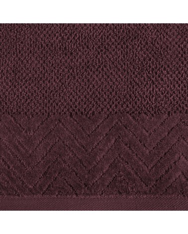 Ręcznik bawełna 30x50 Loren bordowy Eurofirany