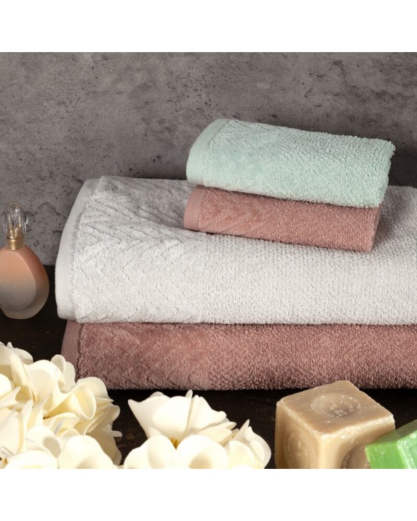 Ręcznik bawełna 30x50 Loren bordowy Eurofirany