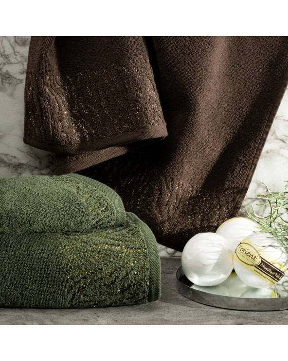 Ręcznik bawełna 50x90 Margo stalowy Eurofirany