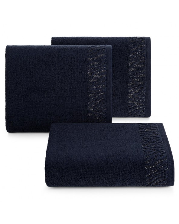 Ręcznik bawełna 50x90 Margo granatowy Eurofirany