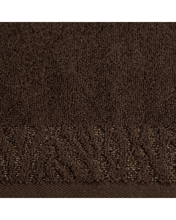 Ręcznik bawełna 70x140 Margo brązowy Eurofirany