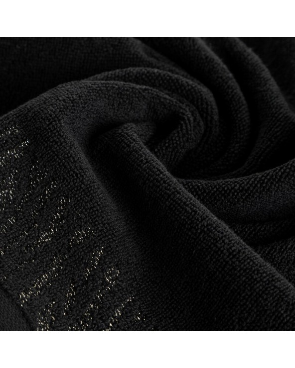 Ręcznik bawełna 70x140 Margo czarny Eurofirany