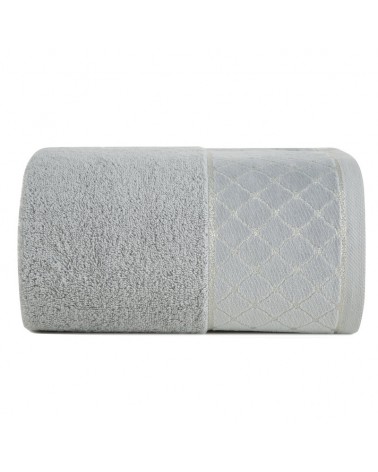 Ręcznik bawełna 50x90 Martha srebrny Eurofirany