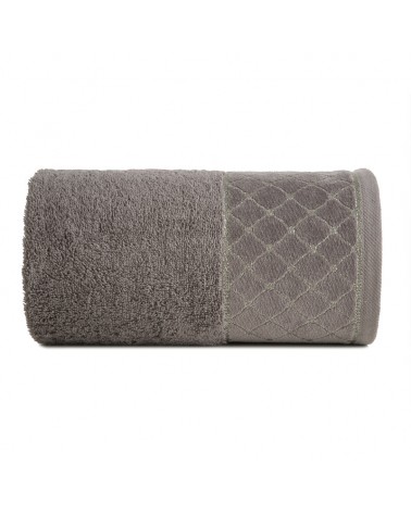 Ręcznik bawełna 50x90 Martha grafitowy Eurofirany