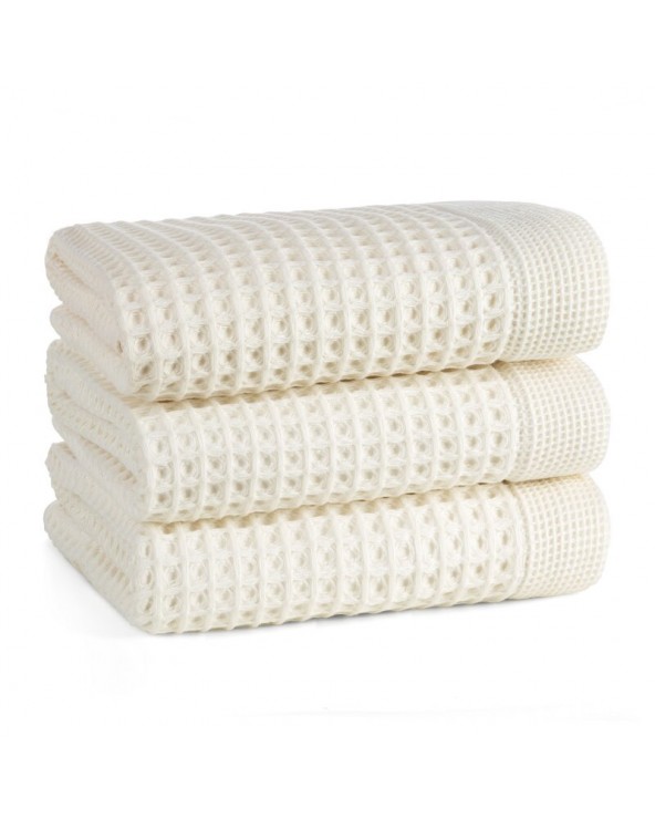 Ręcznik bawełna 90x150 Melo kremowy Eurofirany