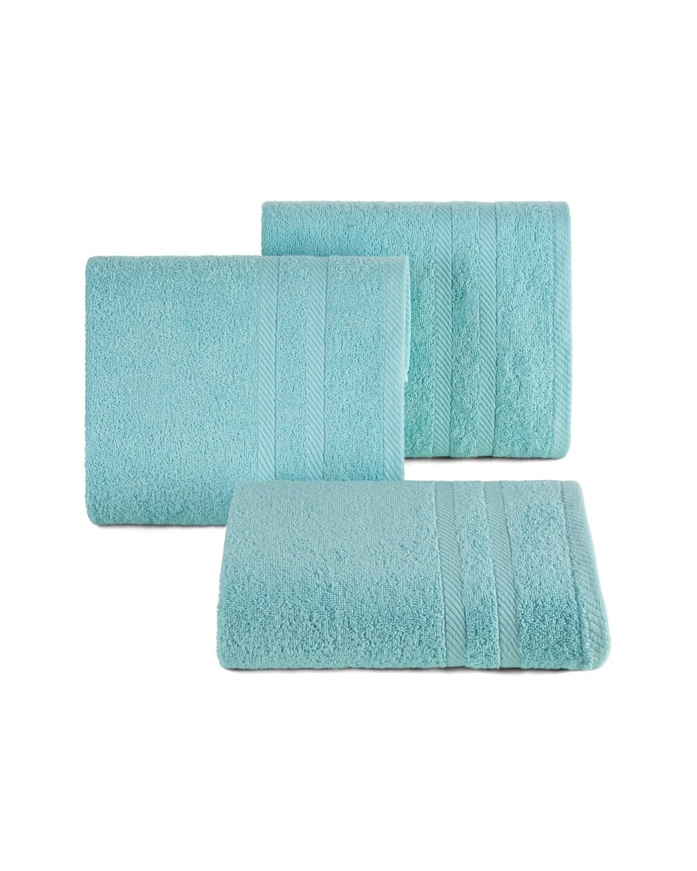 Ręcznik bawełna 100x150 Milo jasnoniebieski Eurofirany