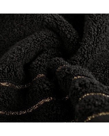 Ręcznik bawełna 50x90 Nadine czarny Eurofirany