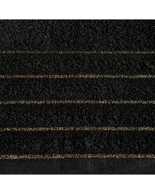 Ręcznik bawełna 70x140 Nadine czarny Eurofirany