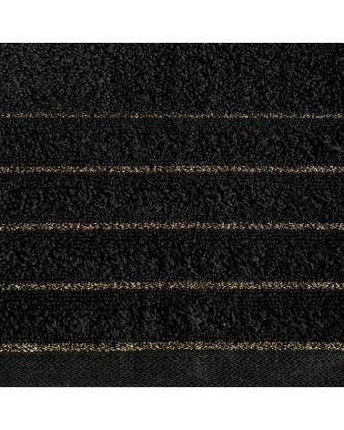 Ręcznik bawełna 70x140 Nadine czarny Eurofirany