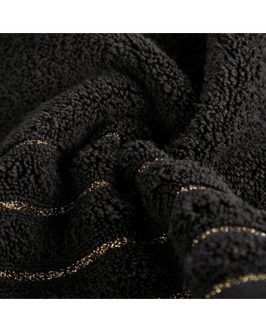 Ręcznik bawełna 70x140 Nadine czarny Eurofirany