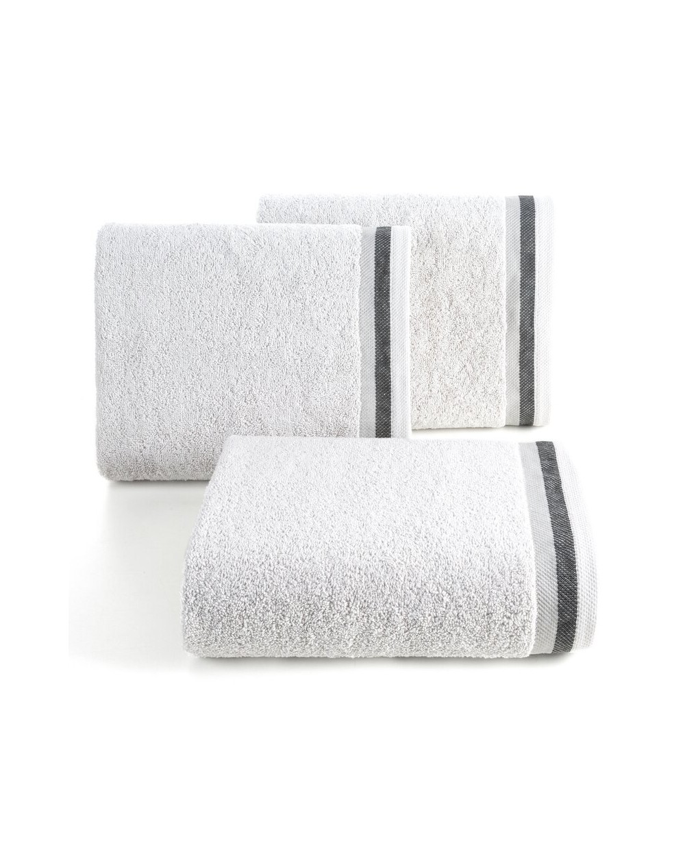 Ręcznik bawełna 30x50 Niko srebrny Eurofirany