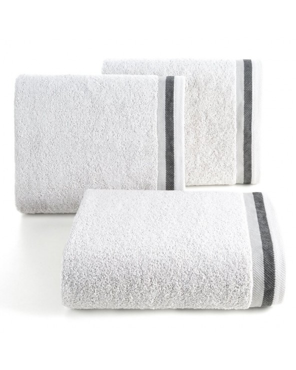 Ręcznik bawełna 50x90 Niko srebrny Eurofirany