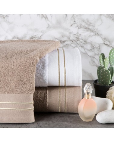 Ręcznik bawełna 30x50 Olivia stalowy Eurofirany