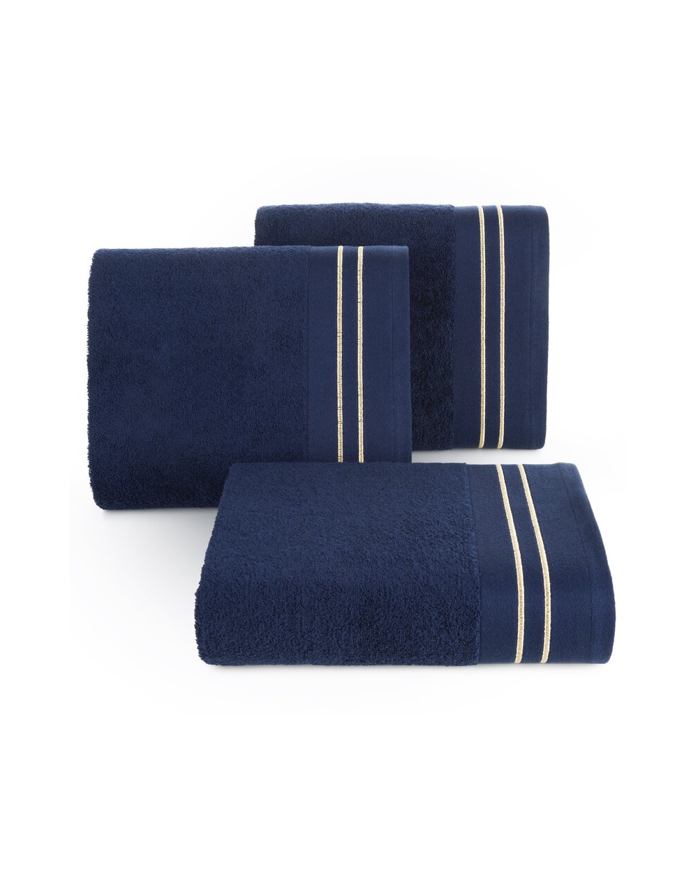 Ręcznik bawełna 50x90 Olivia granatowy Eurofirany