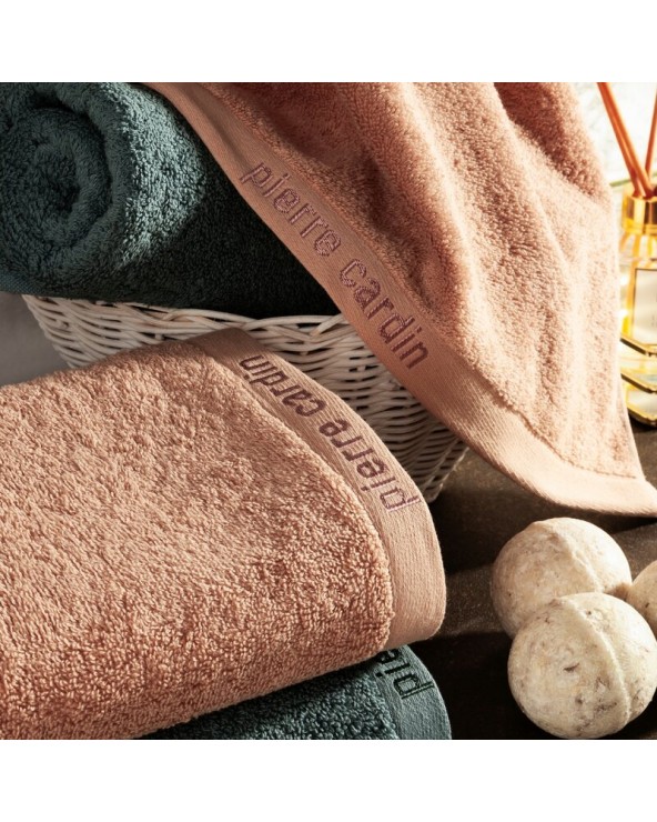 Ręcznik bawełna 30x50 Pierre Cardin Evi ciemnobeżowy Eurofirany