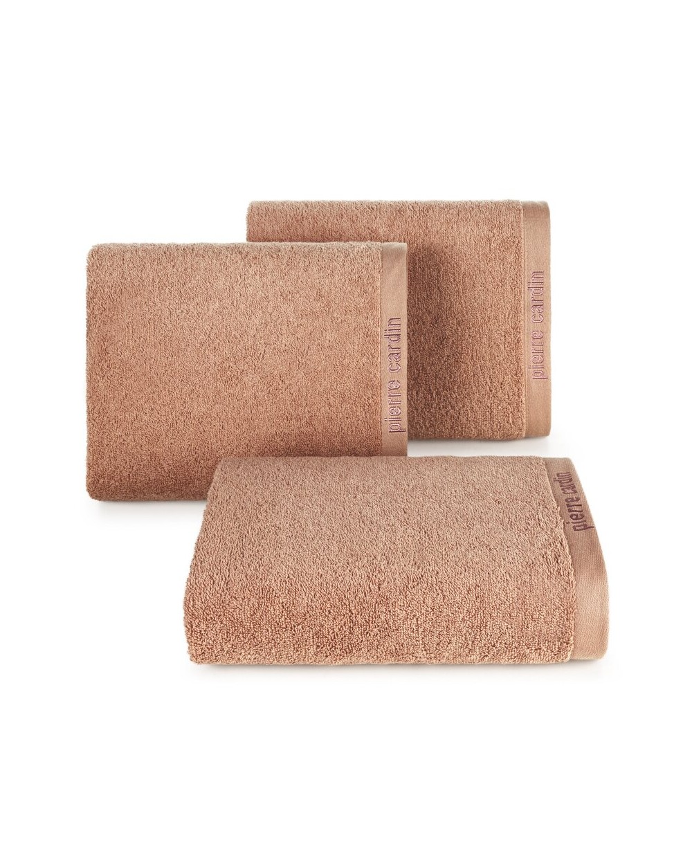 Ręcznik bawełna 30x50 Pierre Cardin Evi ciemnopudrowy Eurofirany