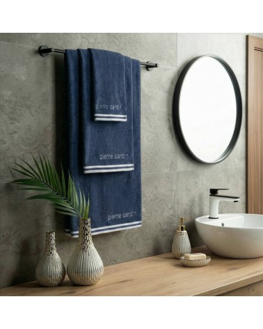 Ręcznik bawełna 50x90 Pierre Cardin Rocco granatowy Eurofirany