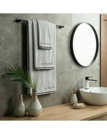 Ręcznik bawełna 50x90 Pierre Cardin Rocco srebrny Eurofirany