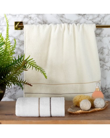 Ręcznik bawełna 70x140 Suzi kremowy Eurofirany