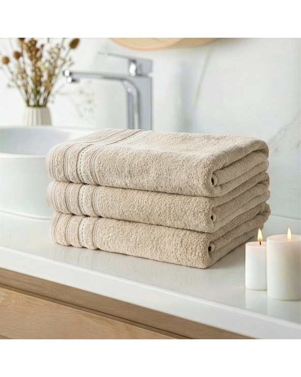 Ręcznik bawełna 50x90 Vento beżowy Eurofirany