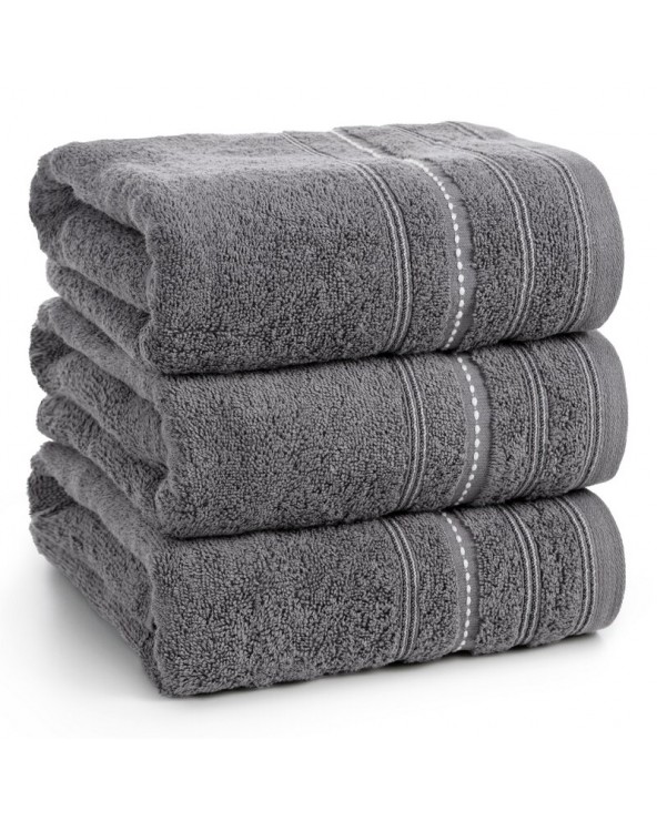 Ręcznik bawełna 70x140 Vento stalowy Eurofirany