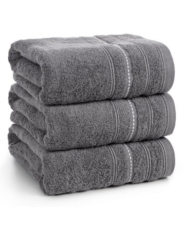 Ręcznik bawełna 70x140 Vento stalowy Eurofirany