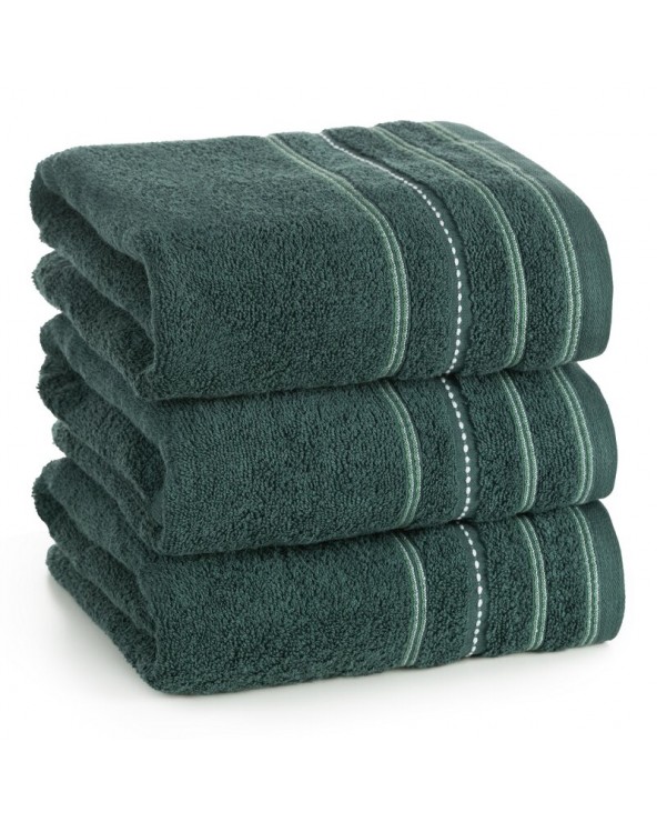 Ręcznik bawełna 30x50 Vento ciemnozielony Eurofirany