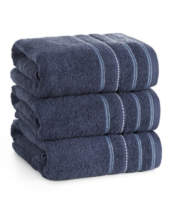 Ręcznik bawełna 50x90 Vento granatowy Eurofirany