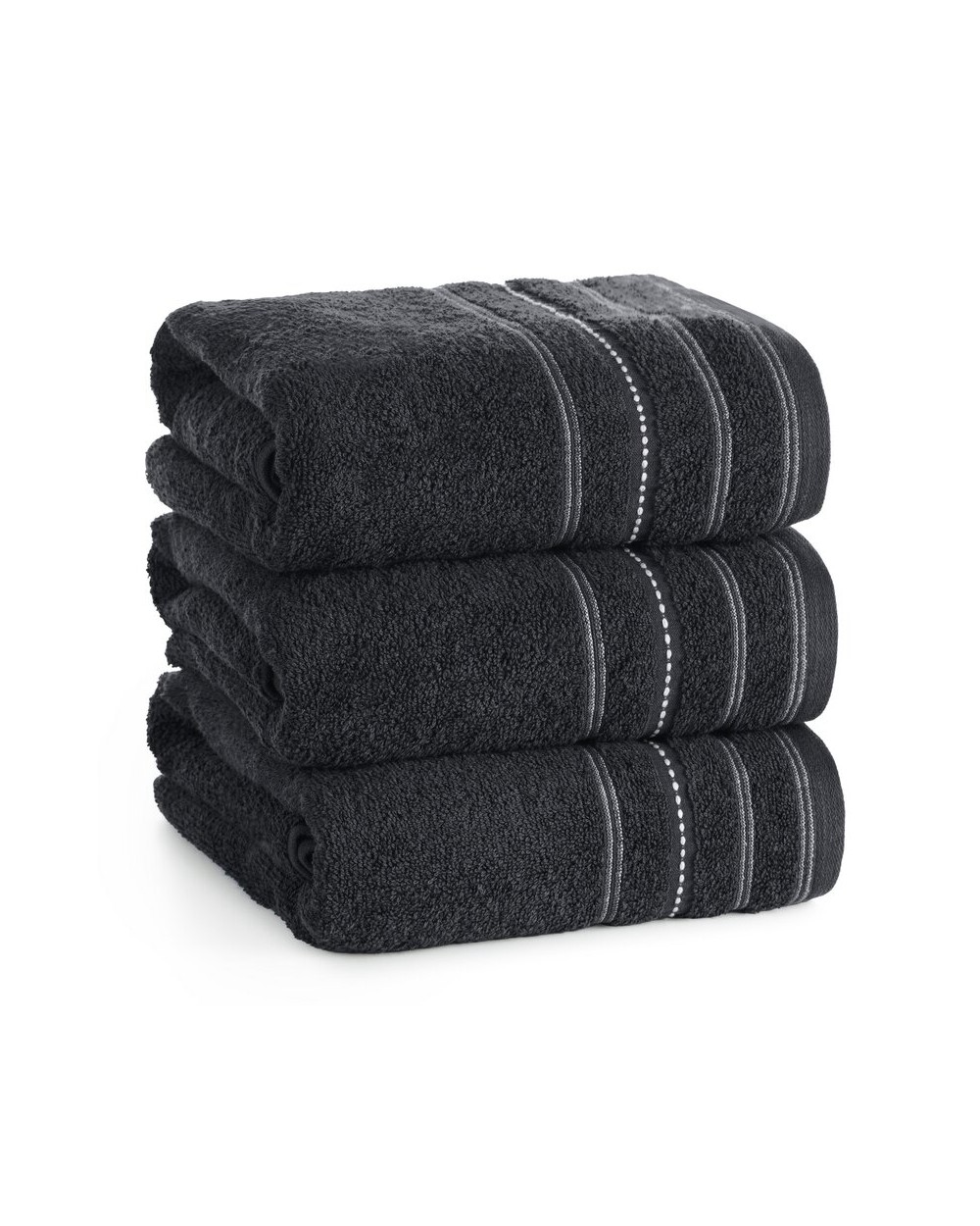 Ręcznik bawełna 30x50 Vento czarny Eurofirany