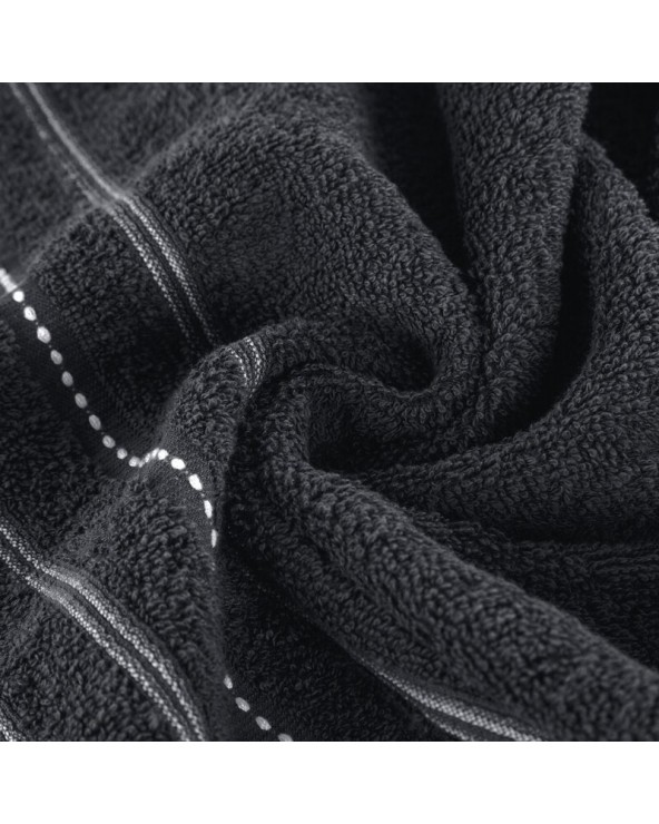 Ręcznik bawełna 30x50 Vento czarny Eurofirany