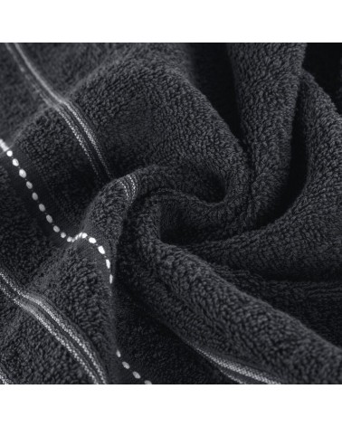 Ręcznik bawełna 30x50 Vento czarny Eurofirany