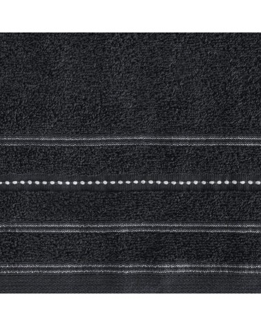 Ręcznik bawełna 70x140 Vento czarny Eurofirany