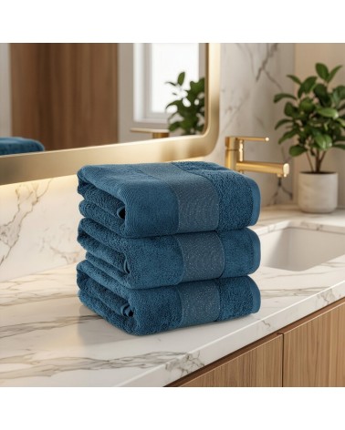 Ręcznik bawełna 70x140 Zoja ciemnoturkusowy Eurofirany