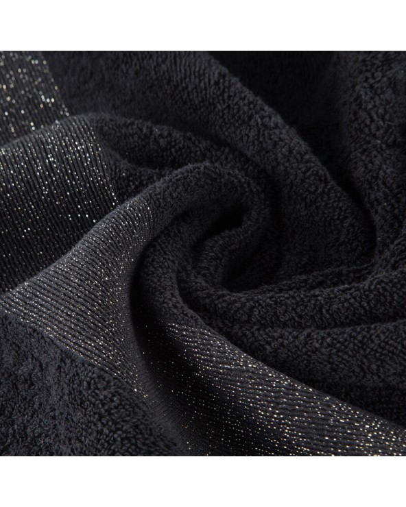 Ręcznik bawełna 70x140 Zoja czarny Eurofirany