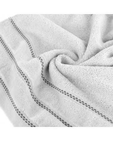 Ręcznik bawełna 30x50 Dona srebrny Eurofirany