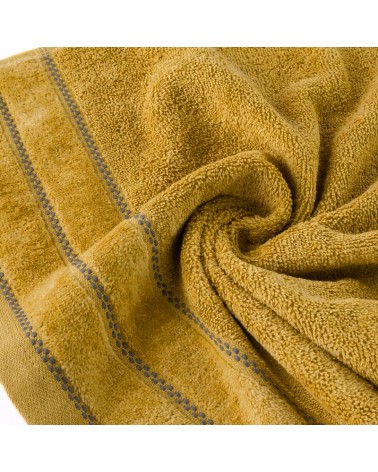 Ręcznik bawełna 50x90 Dona musztardowy Eurofirany