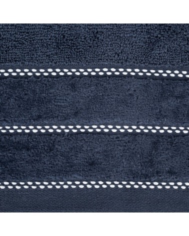 Ręcznik bawełna 30x50 Dona granatowy Eurofirany